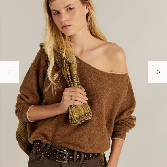 Free People Sweaters - Free People See Me SoftSpun Pullover Medium Color: Cafe Au Lait NWT